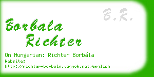 borbala richter business card
